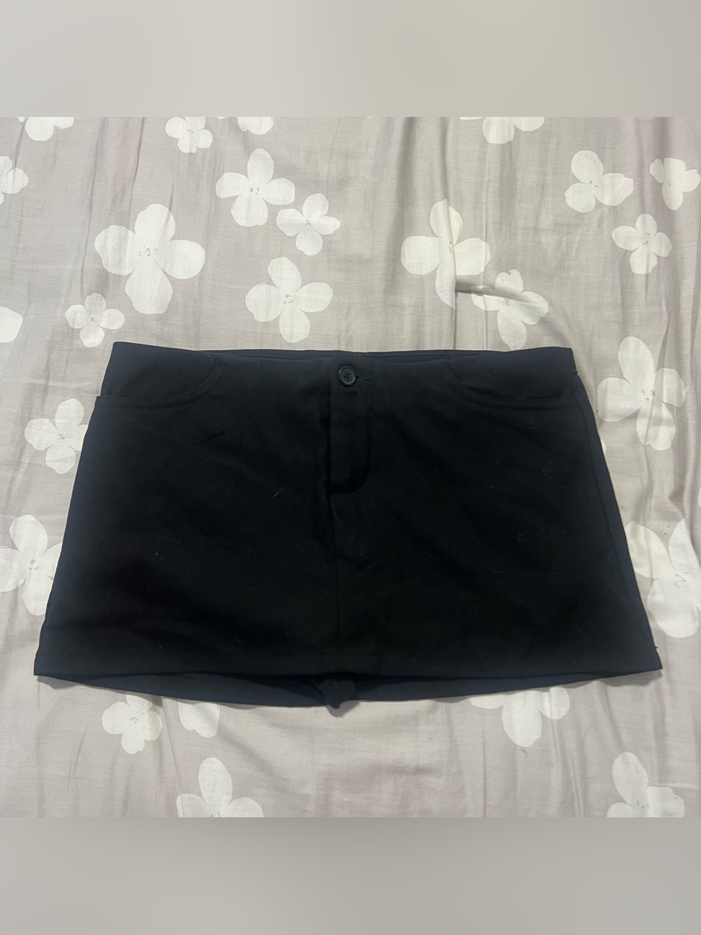 Brandy Melville Black Mini Skort